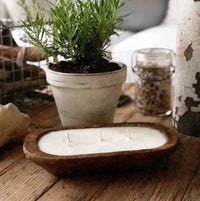 3-Wick Dough Bowl Soy Candle - Harvest